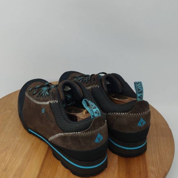 Vasque Rift Hiking Shoes- Womens- Size 7 M- Brown Blue- Low Top-Leather-Sneaker - Picture 12 of 12